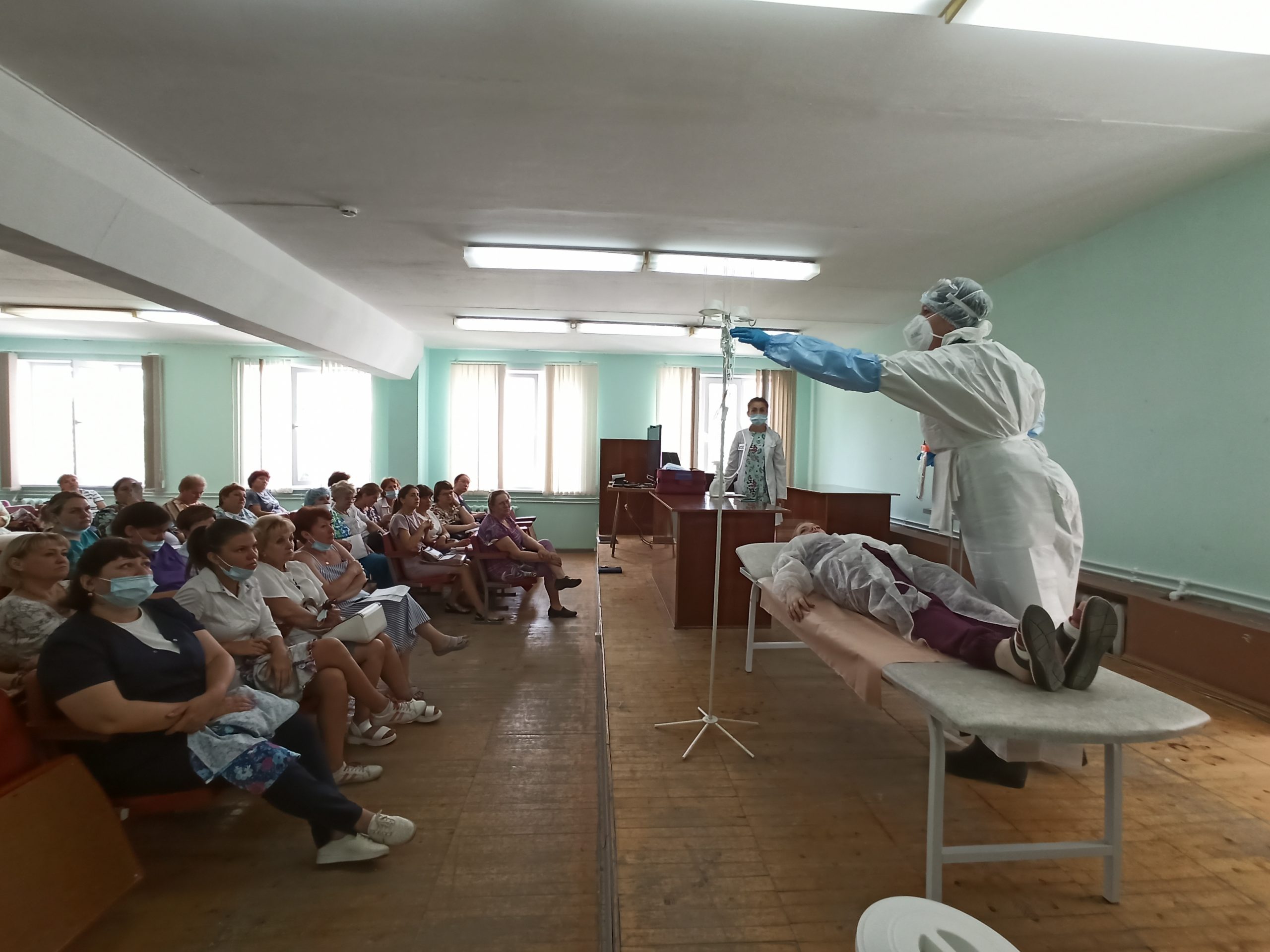 В Березовской ЦГБ проведено практическое обучение по лечению и тактике ведения больных холерой